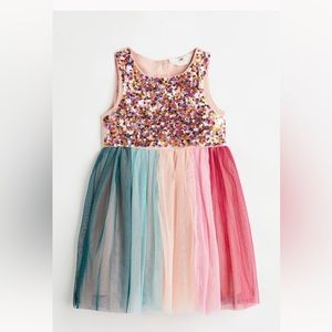 Toddler Tulle Sequin Dress NWT